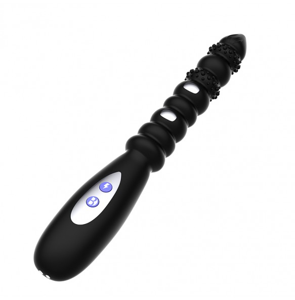 WOWYES - R1 Prostate Massager Electric Shock Anal Vibrator (Chargeable - Black)